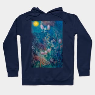 Botanical watercolor painting Hoodie